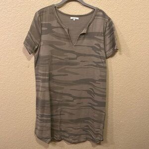 Z Supply Camo T-Shirt Dress